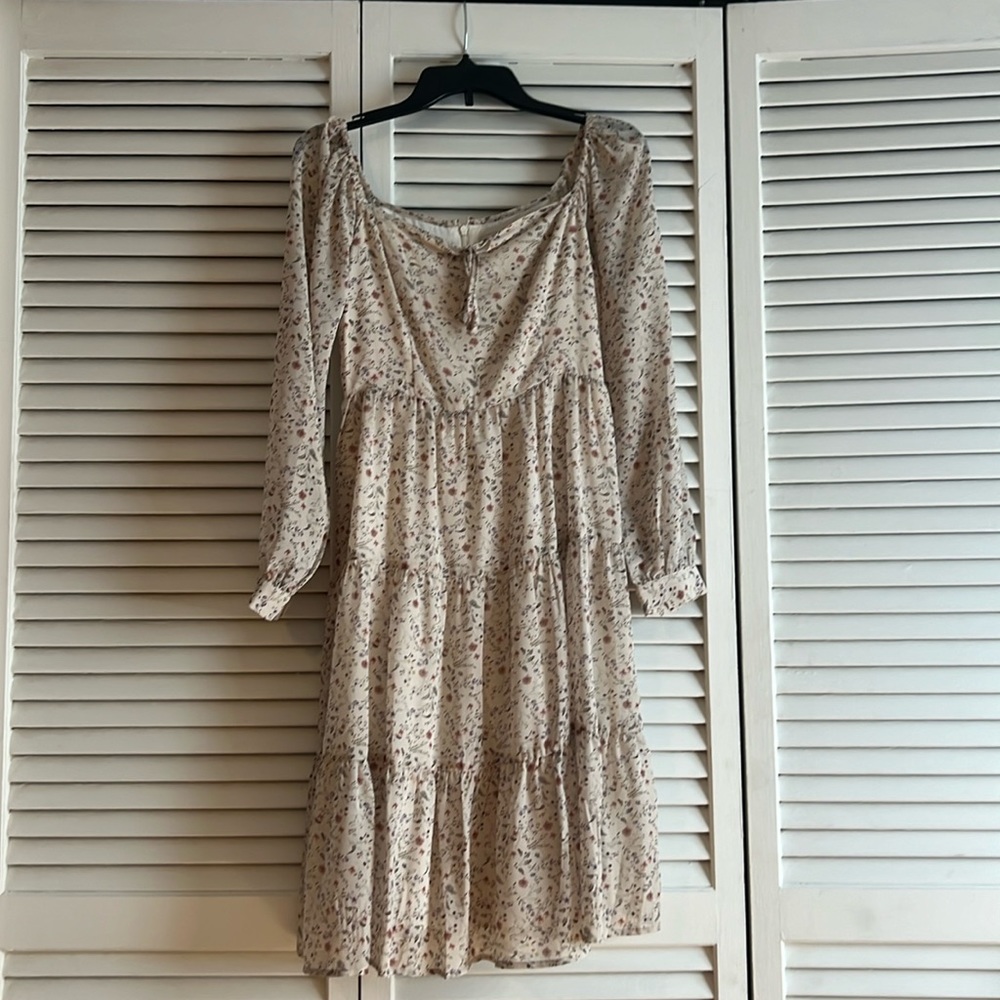Boho Paper Crane Dress: size small